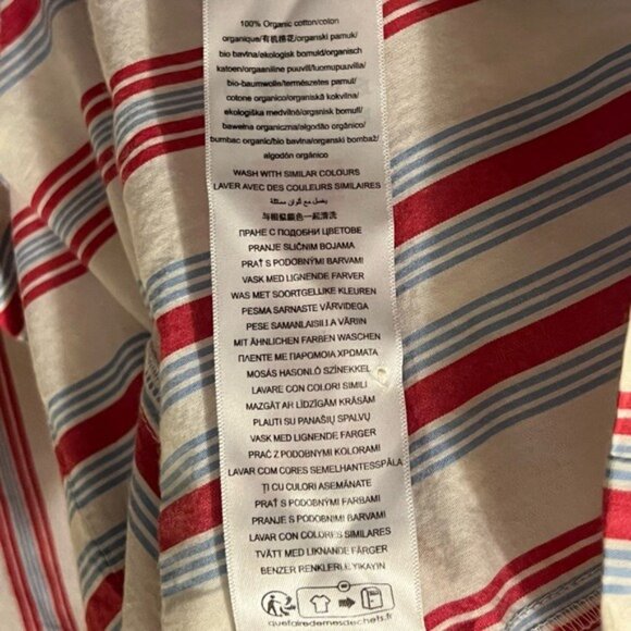 Anthropologie Damson Madder Dress Josephine Sailor Striped Collared Midi Sz US 2 - Picture 16 of 16